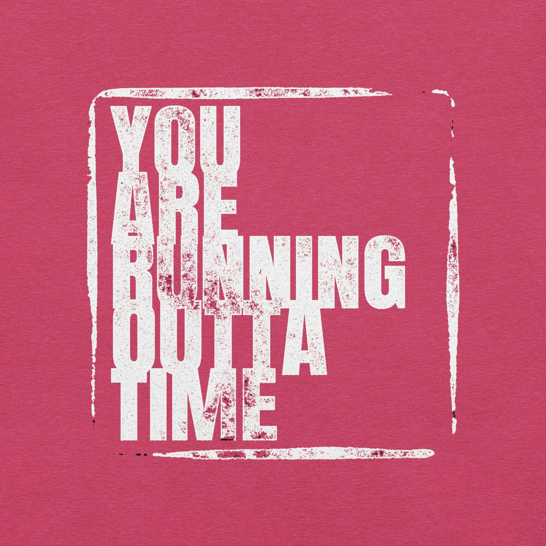 "You Are Running Out of Time White Inkstamp" T-Shirt S-Tier Loot
