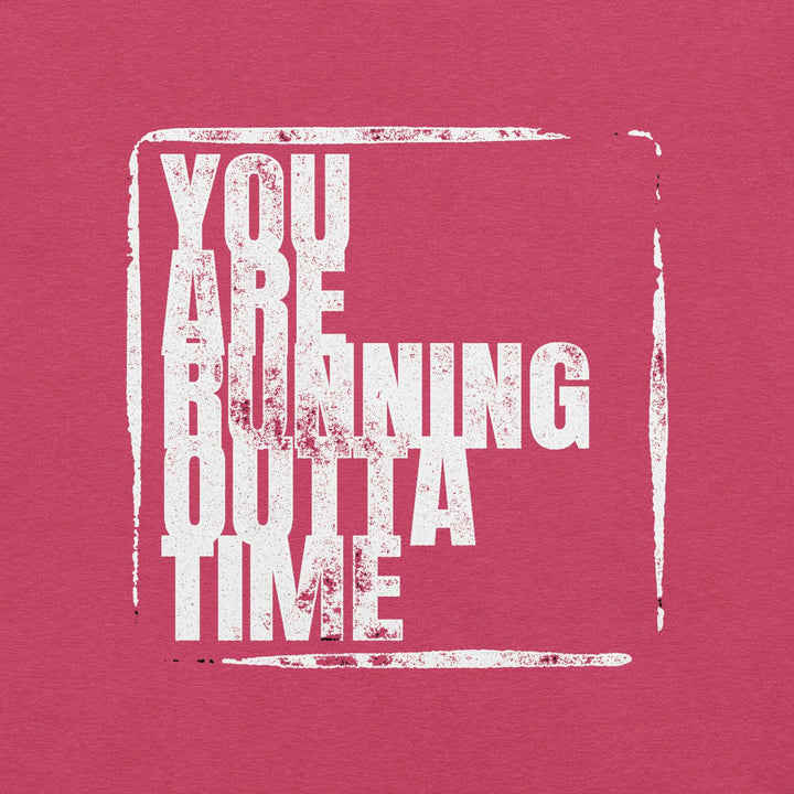 "You Are Running Out of Time White Inkstamp" T-Shirt S-Tier Loot