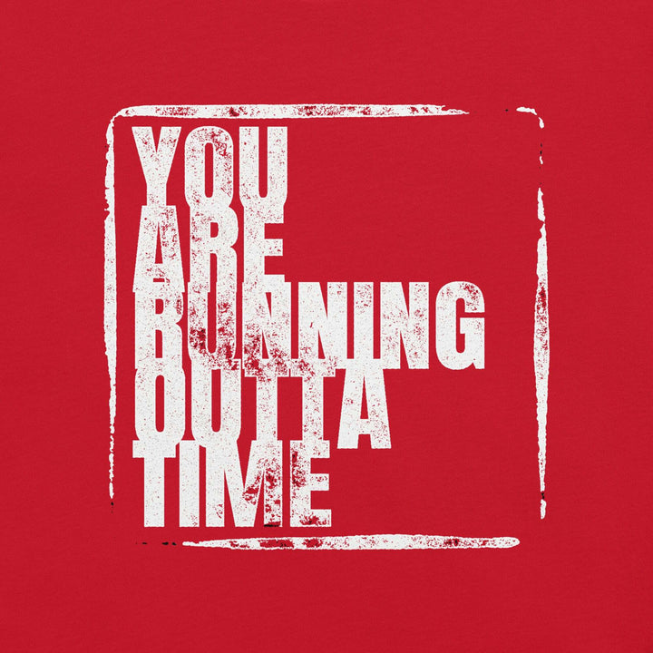 "You Are Running Out of Time White Inkstamp" T-Shirt S-Tier Loot